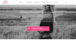 Desktop Screenshot of cosmeticsurgerybakersfield.com